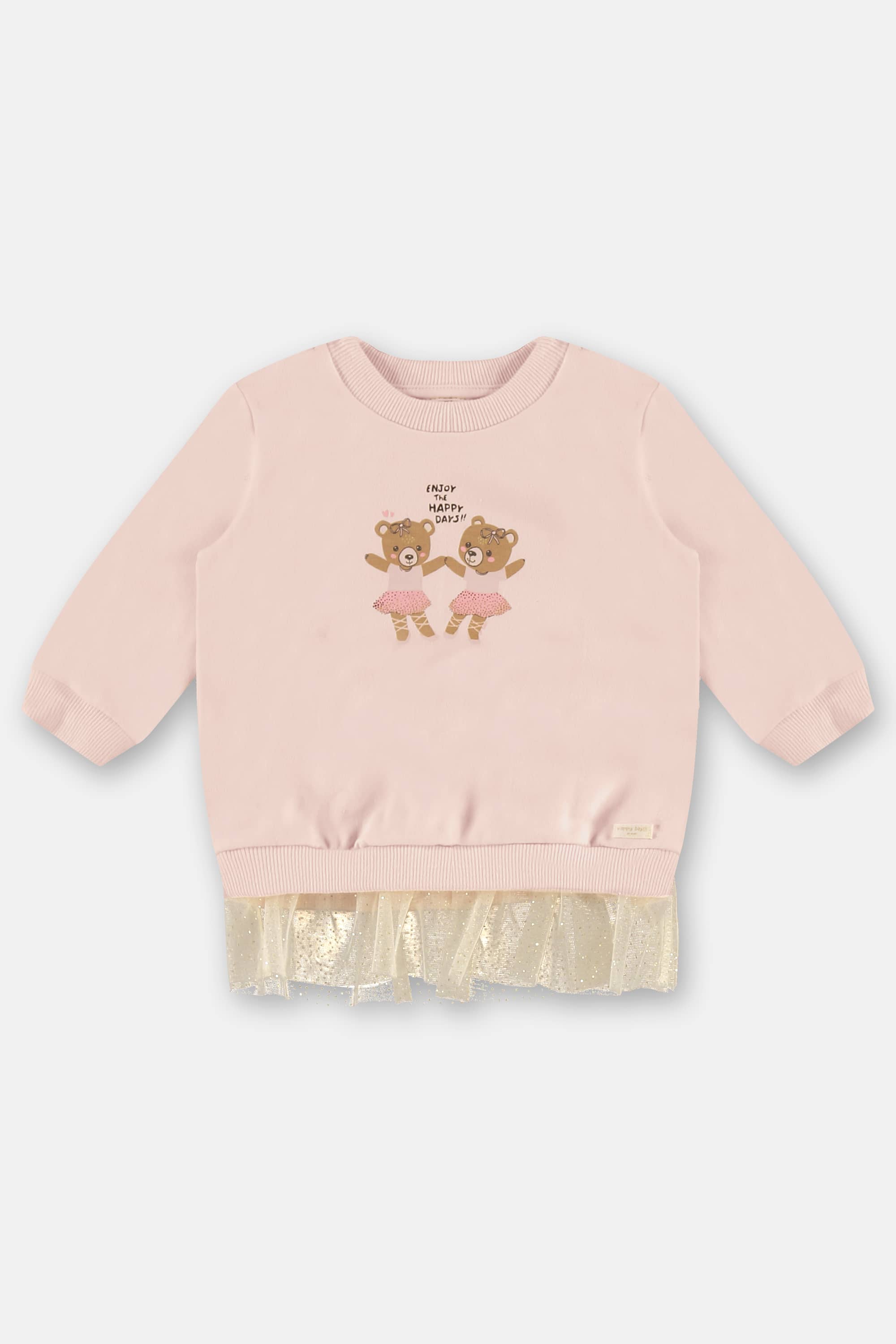 Conjunto para Bebê Menina em Molecotton e Malha Peluciada (Rosa Claro) Up Baby - Imagem 17